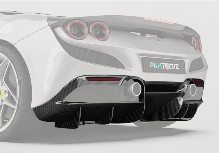 ดิฟฟิวเซอร์หลังคาร์บอนไฟเบอร์ Ferrari F8 PAKTECHZ F8 Tributo