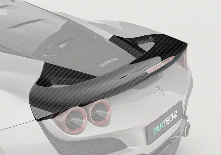 สปอยเลอร์หลังคาร์บอนไฟเบอร์ Ferrari F8 PAKTECHZ F8 Tributo