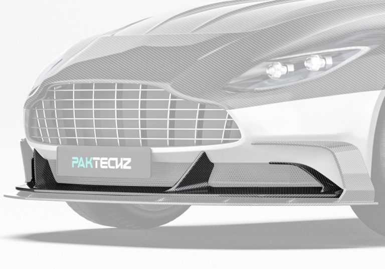 ลิ้นหน้าตัวบนคาร์บอนไฟเบอร์ Aston Martin DB11 PAKTECHZ