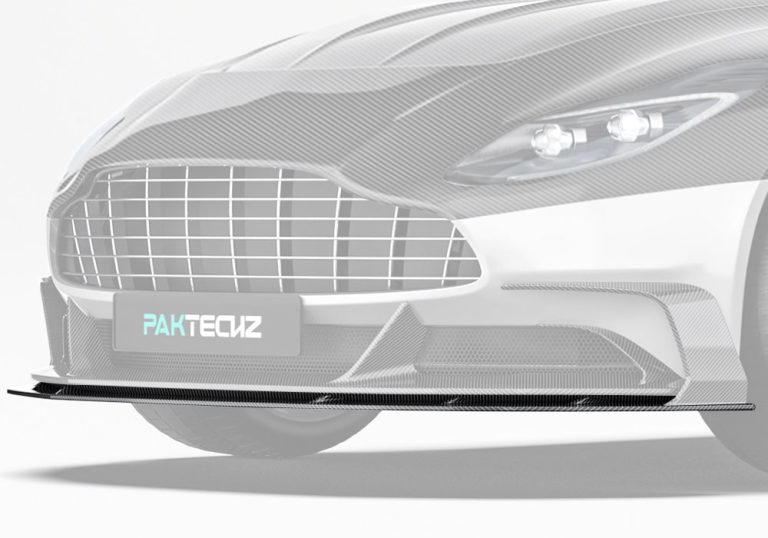ลิ้นหน้าตัวล่างคาร์บอนไฟเบอร์ Aston Martin DB11 PAKTECHZ