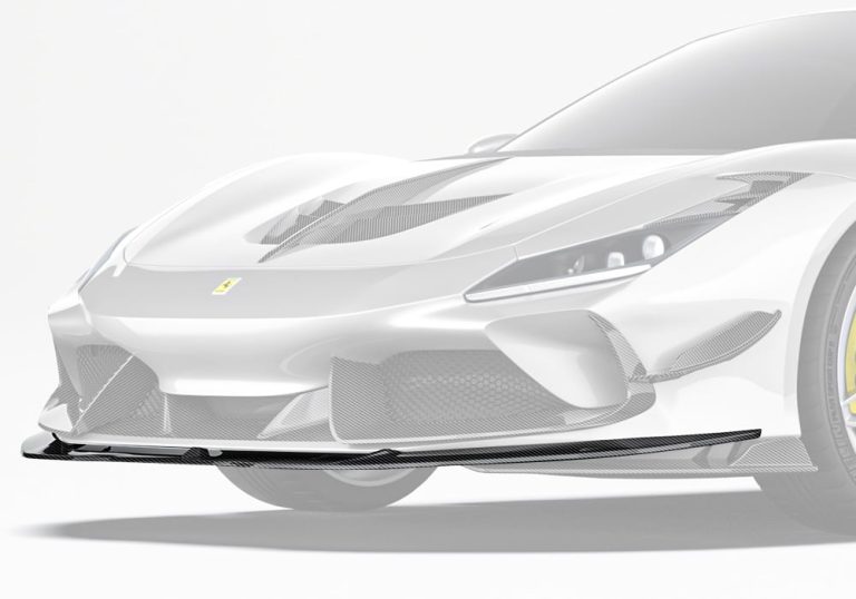 ลิ้นหน้าตัวล่างคาร์บอนไฟเบอร์ Ferrari F8 PAKTECHZ