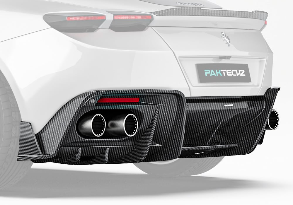 ดิฟฟิวเซอร์หลังคาร์บอนไฟเบอร์ Ferrari Roma PAKTECHZ