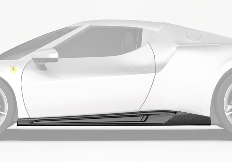 สเกิร์ตข้างคาร์บอนไฟเบอร์ Ferrari 296 GTB/GTS PAKTECHZ