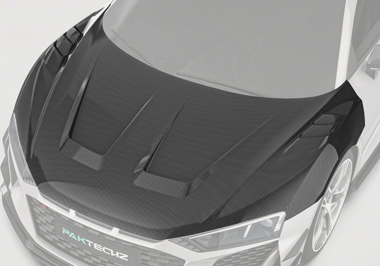 ฝากระโปรงหน้าคาร์บอนไฟเบอร์ Audi R8 PAKTECHZ