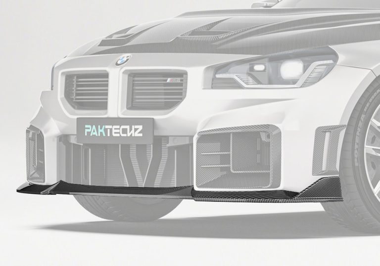 ลิ้นหน้าคาร์บอนไฟเบอร์ Ver.2 BMW M2 G87 PAKTECHZ
