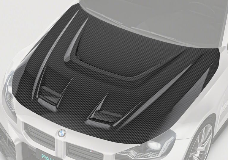 ฝากระโปรงหน้าคาร์บอนไฟเบอร์ BMW M2 G87 PAKTECHZ