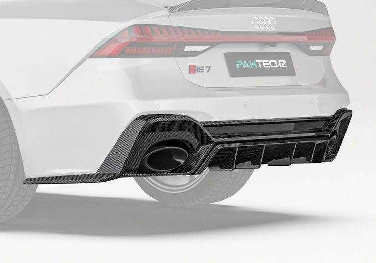 ดิฟฟิวเซอร์หลังคาร์บอนไฟเบอร์ Audi RS7 C8 PAKTECHZ