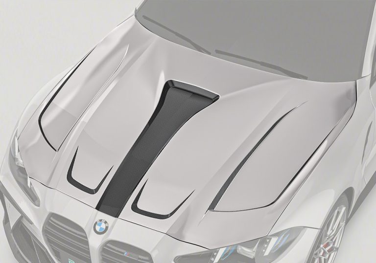 ฝากระโปรงหน้าคาร์บอนไฟเบอร์ BMW M3 G80 PAKTECHZ