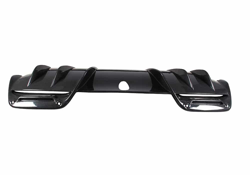 Ferrari 296 GTB with Carbon Fiber Rear Diffuser enhancing rear-end aesthetics and aerodynamics