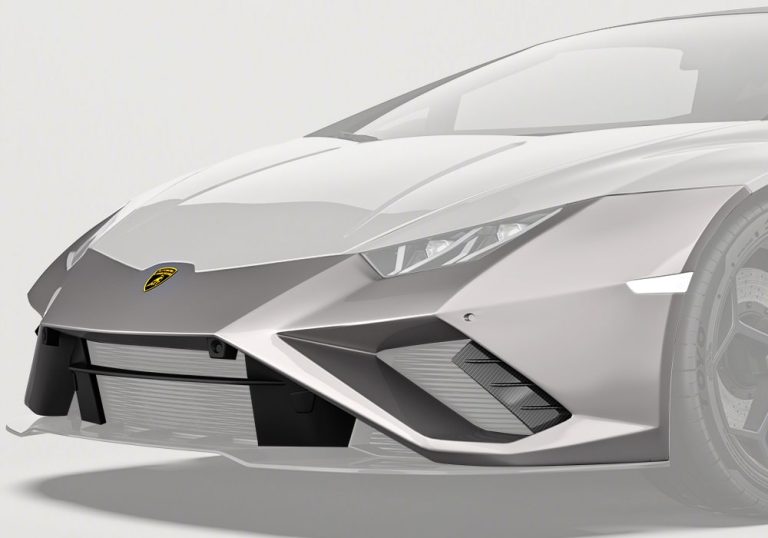 กันชนหน้าคาร์บอนไฟเบอร์ Lamborghini Huracan EVO RWD PAKTECHZ