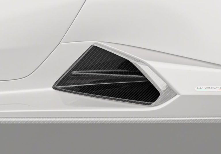 ครอบช่องลมสเกิร์ตข้างคาร์บอนไฟเบอร์ Lamborghini Huracan EVO RWD PAKTECHZ