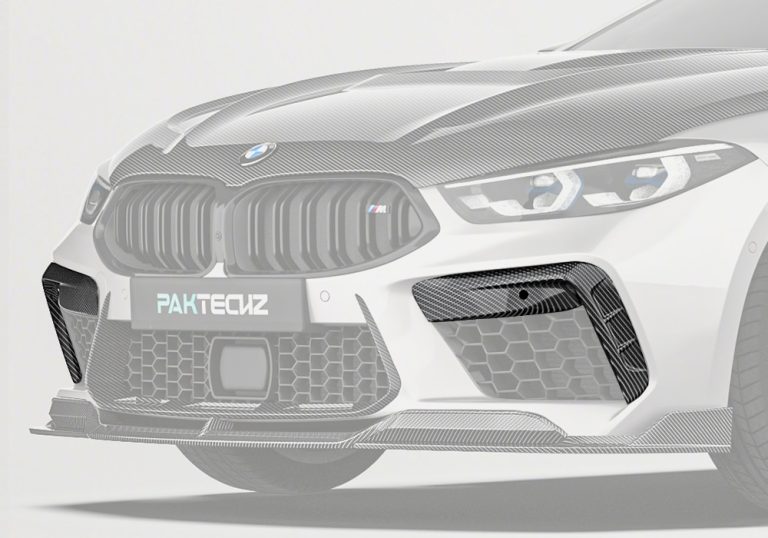 คานาร์ดหน้าคาร์บอนไฟเบอร์ BMW M8 F91/F92/F93 PAKTECHZ