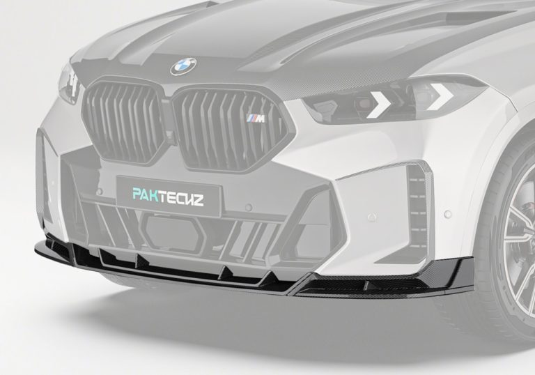 ลิ้นหน้าคาร์บอนไฟเบอร์ BMW X6 G06 PAKTECHZ