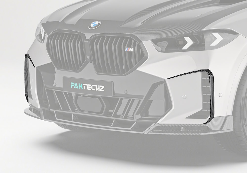 คานาร์ดหน้าคาร์บอนไฟเบอร์ BMW X6 G06 PAKTECHZ