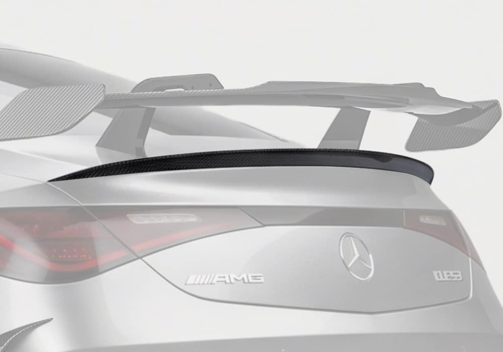 Transform the rear profile of your Benz AMG CLE53 with a dynamic carbon fiber trunk spoiler designed for performance and elegance
