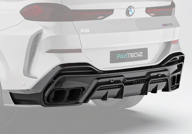 ดิฟฟิวเซอร์หลังคาร์บอนไฟเบอร์ BMW X6 G06 PAKTECHZ