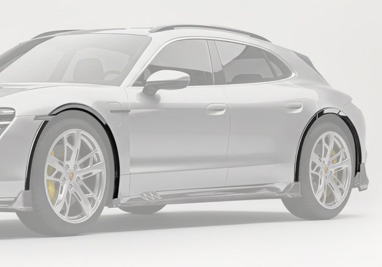 โป่งล้อคาร์บอนไฟเบอร์ Porsche Taycan 4 4S Cross Turismo Turbo PAKTECHZ