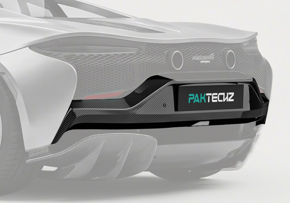 McLaren Artura featuring a Carbon Fiber Rear Bumper showcasing improved aesthetic appeal and aerodynamics