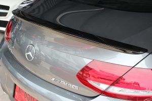 สปอยเลอร์ท้าย C205 ทรง Mercedes Sport สีดำ