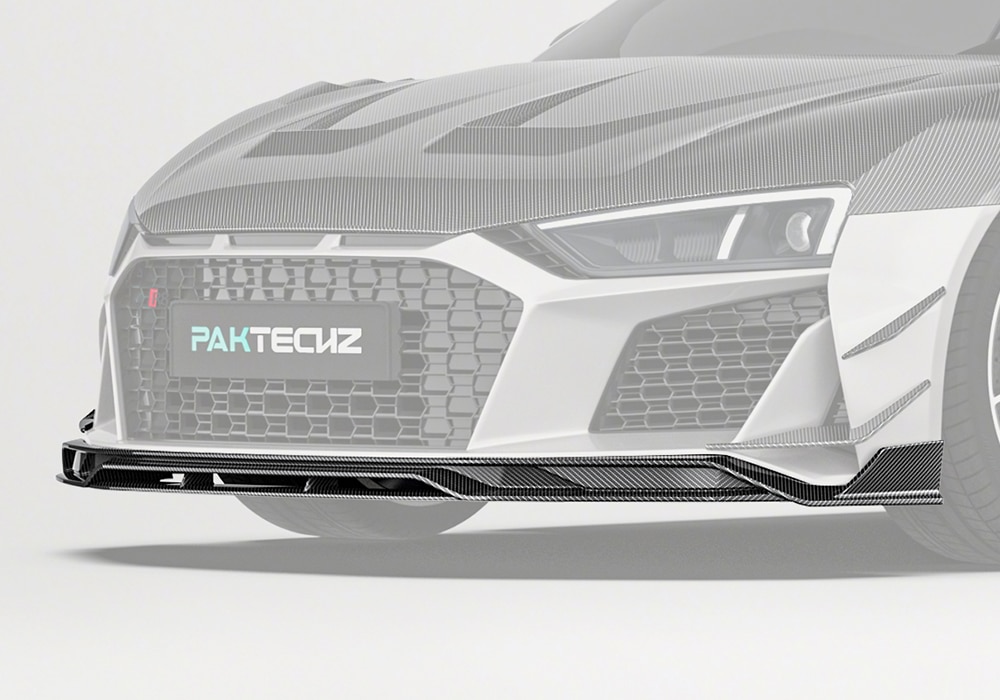 ลิ้นหน้าคาร์บอนไฟเบอร์ Audi R8 PAKTECHZ