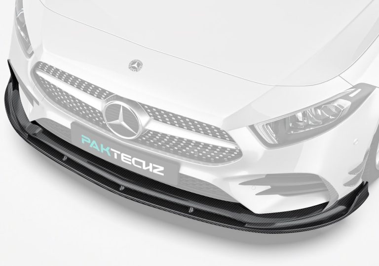 ลิ้นหน้าคาร์บอนไฟเบอร์ Ver.1 Mercedes Benz A35 W177 PAKTECHZ