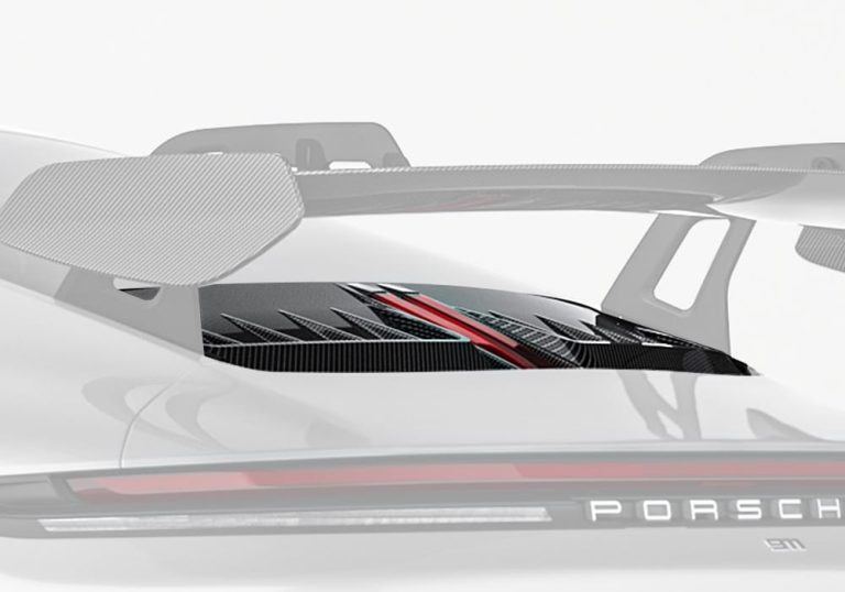 ฝาครอบห้องเครื่องคาร์บอนไฟเบอร์ Porsche 911 992.2 PAKTECHZ