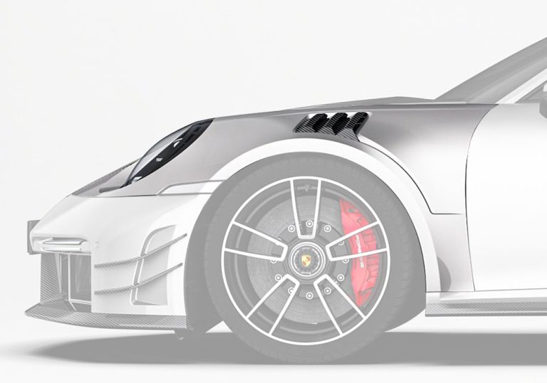 แก้มข้างคาร์บอนไฟเบอร์ Porsche 992 Turbo S PAKTECHZ
