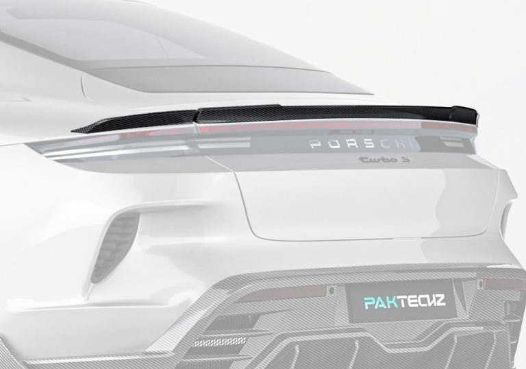 สปอยเลอร์หลังคาร์บอนไฟเบอร์ Porsche 2025 Taycan PAKTECHZ
