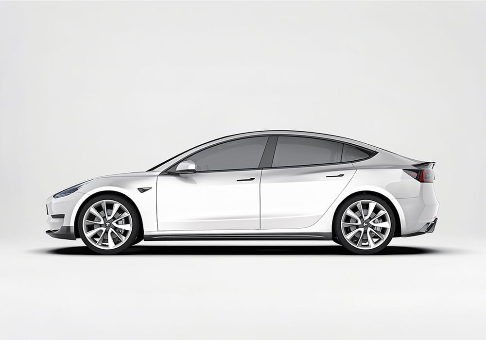 High-resolution image of the front splitter with aerospace-grade carbon fiber texture, enhancing airflow dynamics and aggressive styling