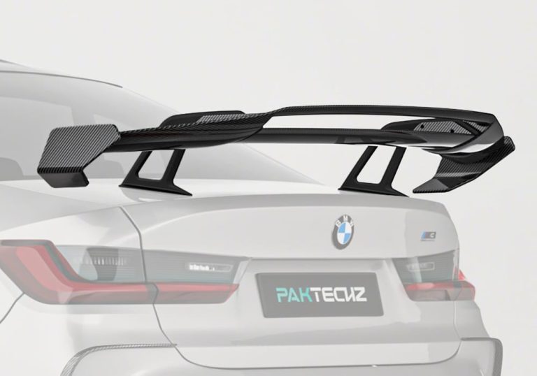 สปอยเลอร์หลังคาร์บอนไฟเบอร์ Ver.1 BMW M3 G80 PAKTECHZ