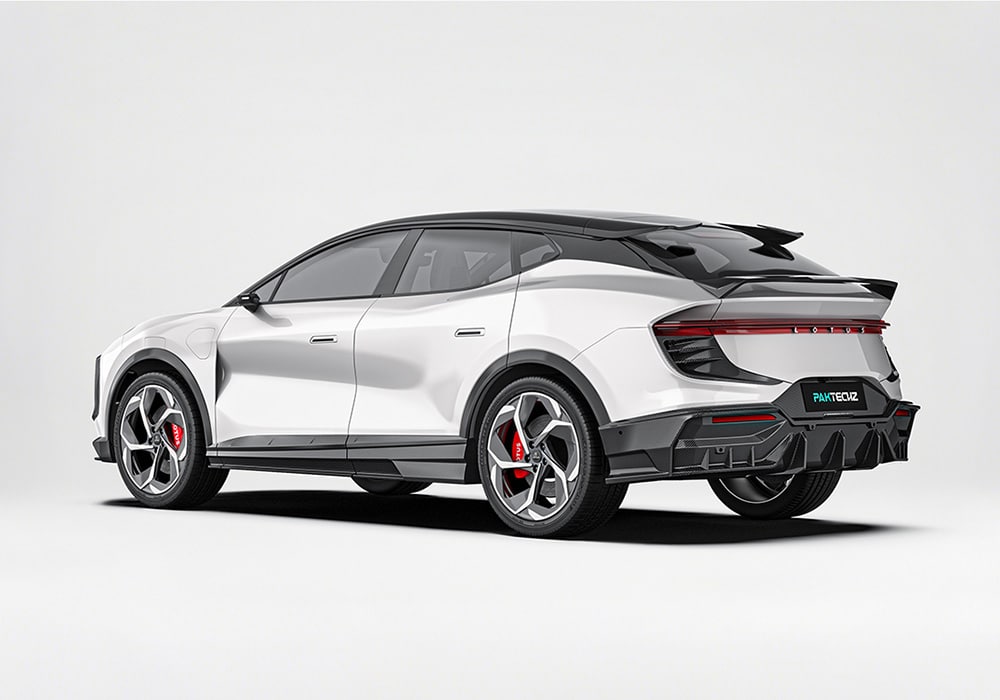 Performance-oriented rear diffuser engineered to optimize underbody airflow and minimize drag