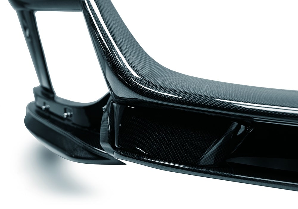 Side view of Ferrari Purosangue with Carbon Fiber Front Lip delivering aerodynamic styling and visual appeal