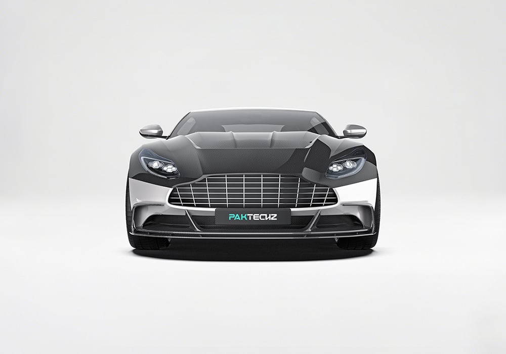 Aston Martin DB11 side skirts enhancing aerodynamic efficiency for high-speed driving