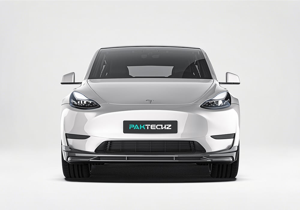 A close-up view highlighting the rear diffuser, designed to minimize drag and optimize airflow underneath the vehicle