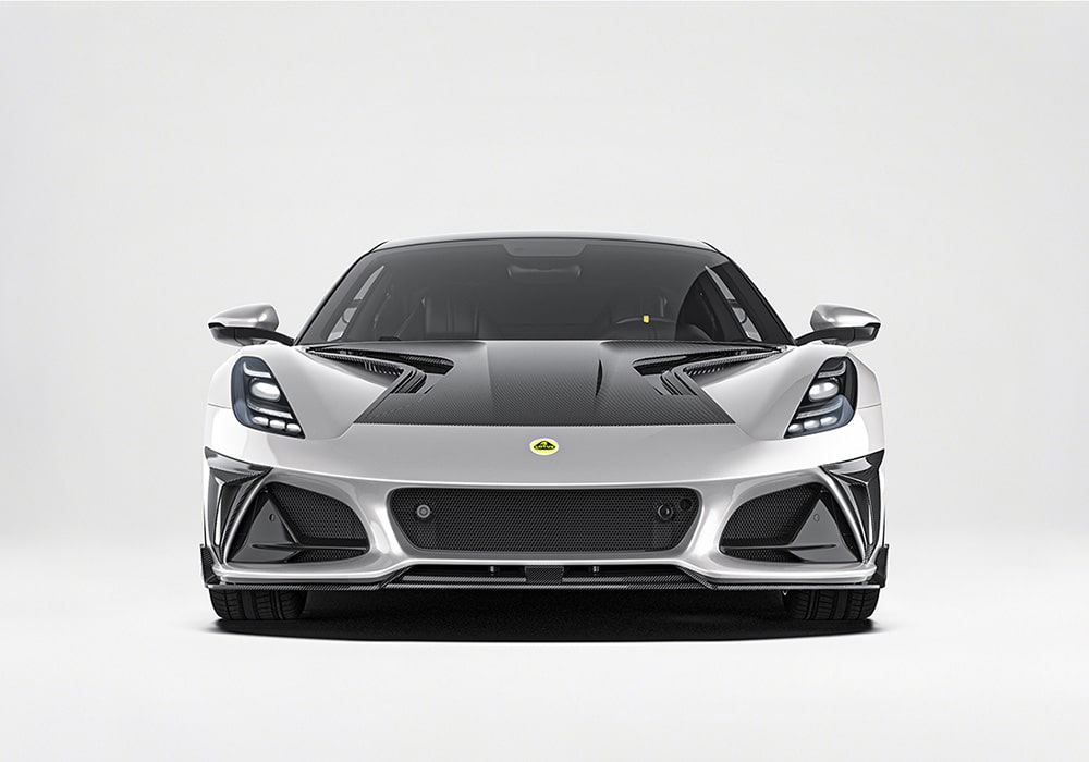 Carbon fiber side skirts offering lightweight construction and bold styling while channeling airflow for enhanced aerodynamics