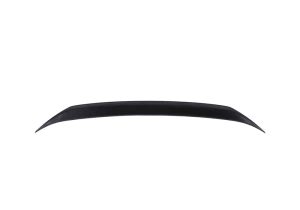 A step-by-step visual demonstration showing how the Carbon Fiber Rear Spoiler perfectly mounts onto the trunk