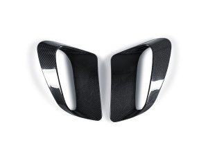 Step-by-step visuals detailing the precise fitment of the side air intakes, from alignment to secure mounting, demonstrating OEM-grade integration