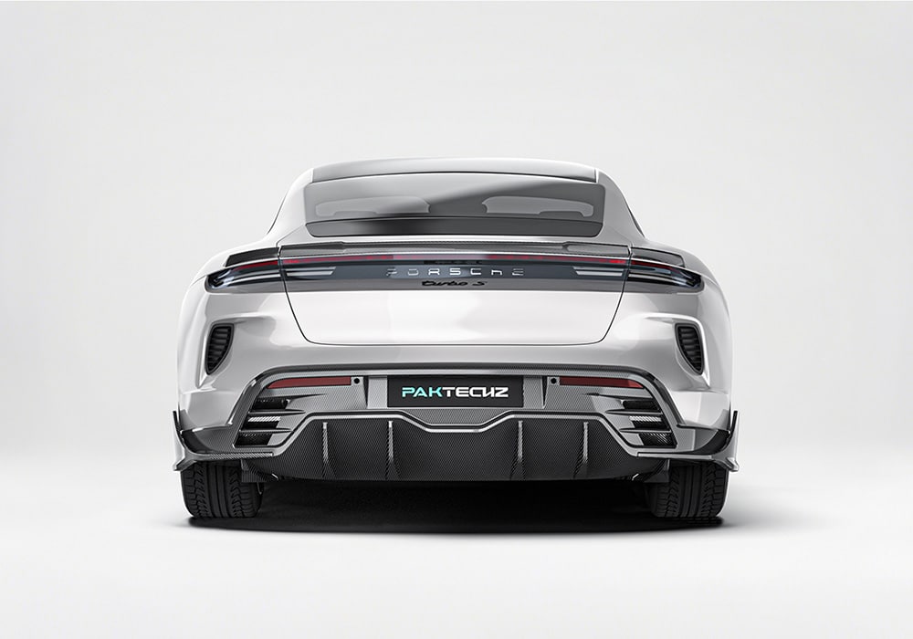 Step-by-step images displaying the secure installation of the Carbon Fiber Aero Kit, emphasizing its OEM-grade fitment
