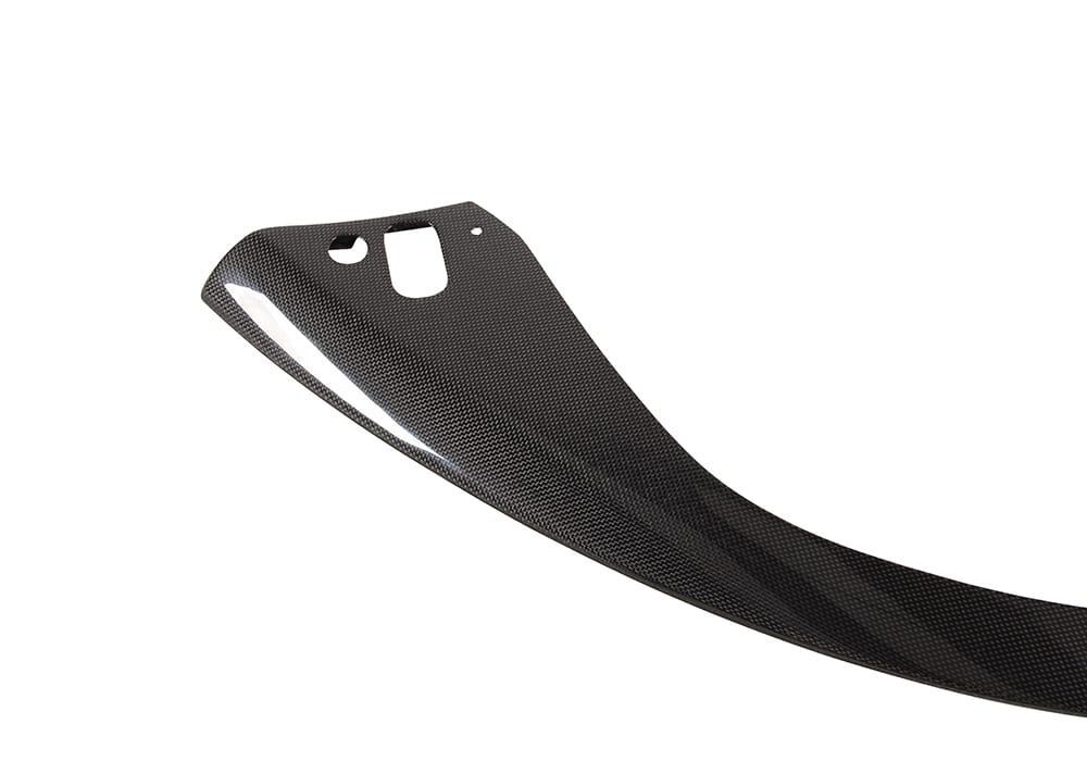 Ferrari 812 Carbon Fiber Front Corner Splitters in natural sunlight showcasing flawless finish