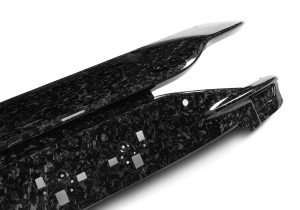 Installation process showing pre-drilled mounting points and effortless attachment to the DB11 chassis