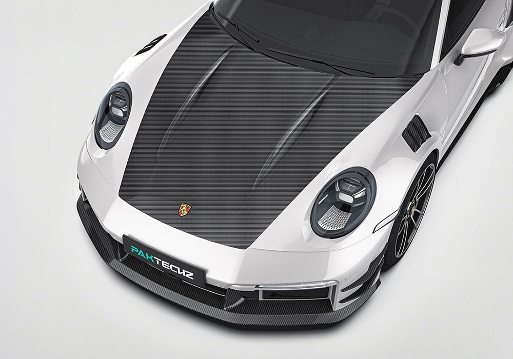 Step-by-step visuals detailing the intuitive, precision-fit installation process for the Carbon Fiber Aero Kit components