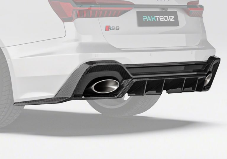 ดิฟฟิวเซอร์หลังคาร์บอนไฟเบอร์ Audi RS6 C8 PAKTECHZ