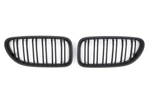 กระจังหน้า BMW F06/F12/F13 เส้นคู่ สีดำด้าน