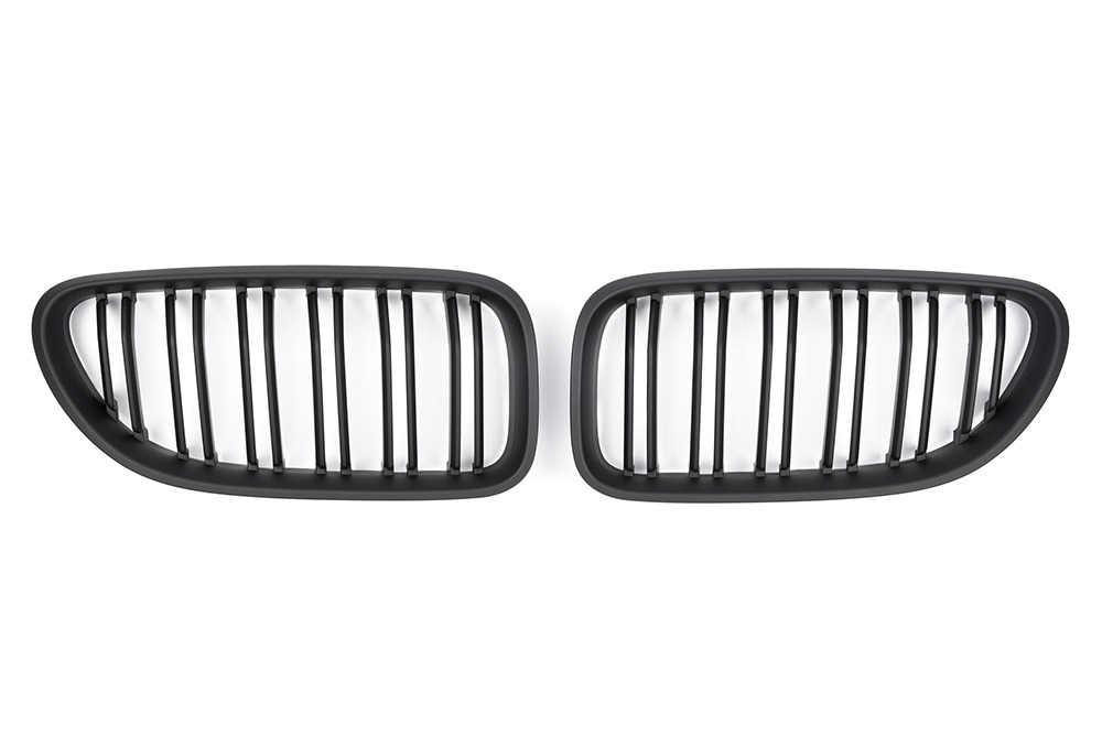 กระจังหน้า BMW F06/F12/F13 เส้นคู่ สีดำด้าน