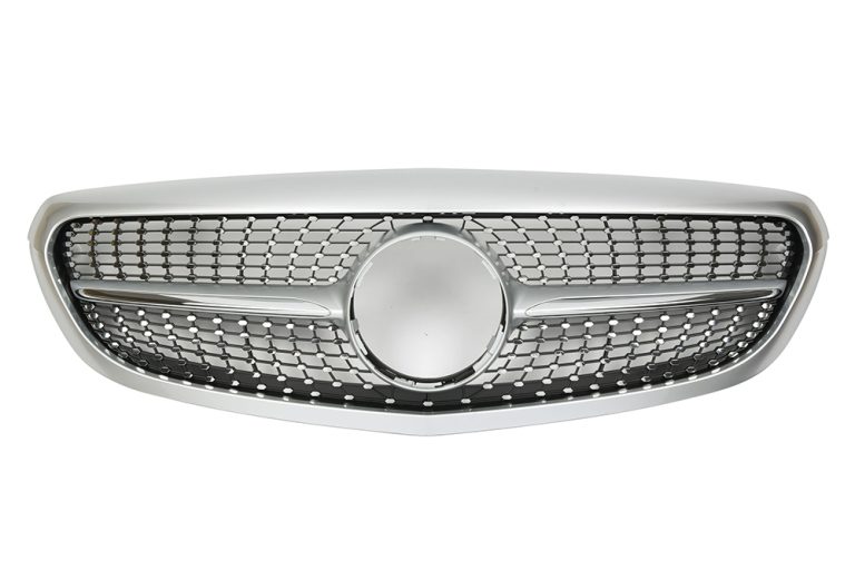 กระจังหน้า W205 ทรง Diamond สำหรับ Executive สีโครเมี่ยม ขอบโครเมี่ยมด้าน