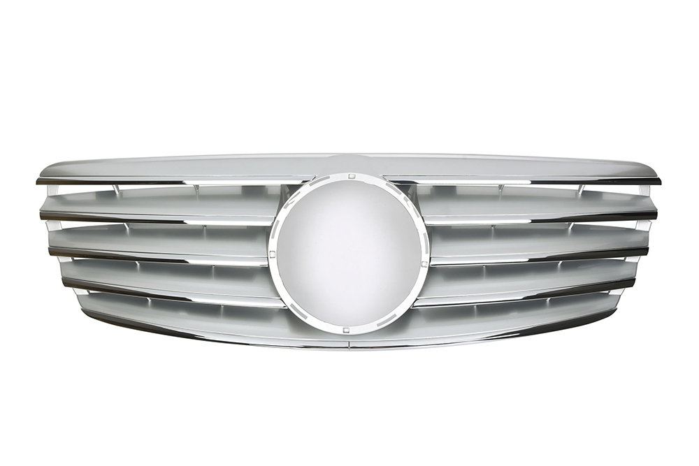 กระจังหน้า W211 ปี2002-2006 ทรง CL สีเงิน-โครเมี่ยม