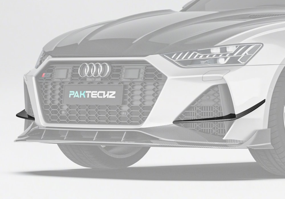 คานาร์ดหน้าคาร์บอนไฟเบอร์ Audi RS6 C8 PAKTECHZ