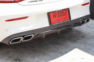 ดิฟฟิวเซอร์ C205 ทรง C63 Coupe AMG คาดดำ