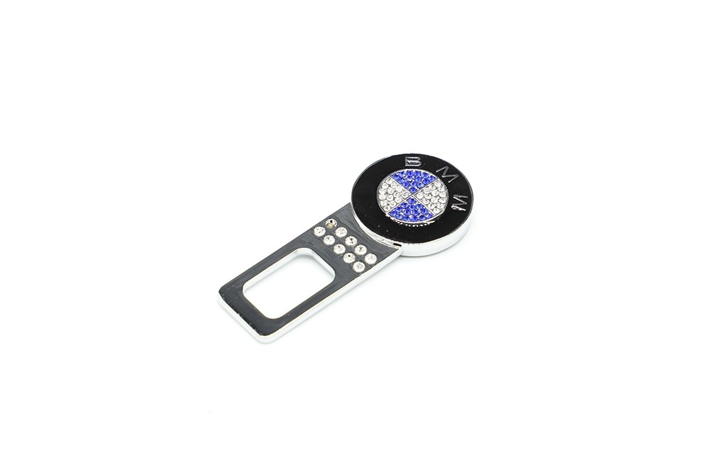 dummy belt buckle BMW silver