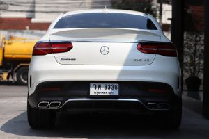 สปอยเลอร์ท้าย C292 ทรง GLE63 Coupe AMG สีขาว